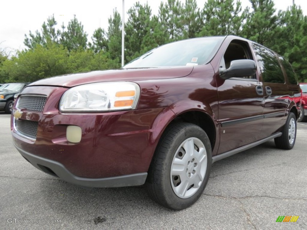 Bordeaux Red Metallic 2006 Chevrolet Uplander LS Exterior Photo #70113951