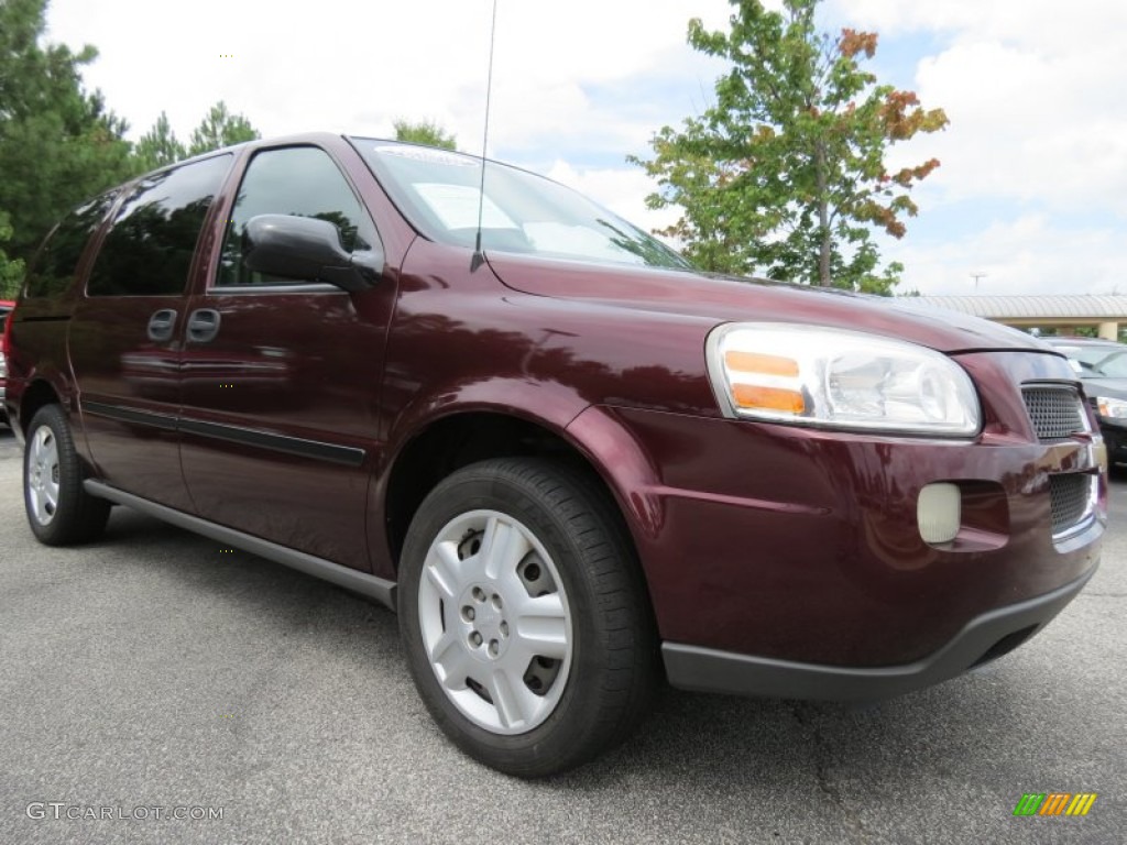 Bordeaux Red Metallic 2006 Chevrolet Uplander LS Exterior Photo #70113975