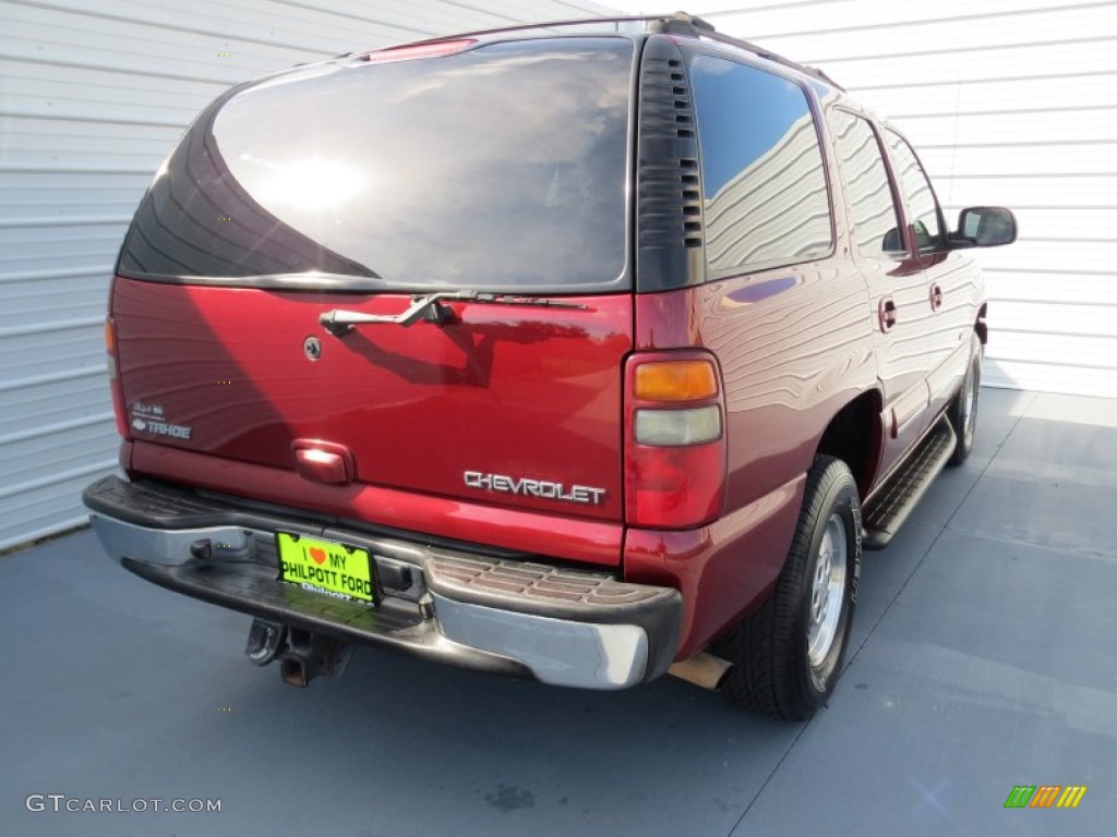 2003 Tahoe LT 4x4 - Redfire Metallic / Tan/Neutral photo #3