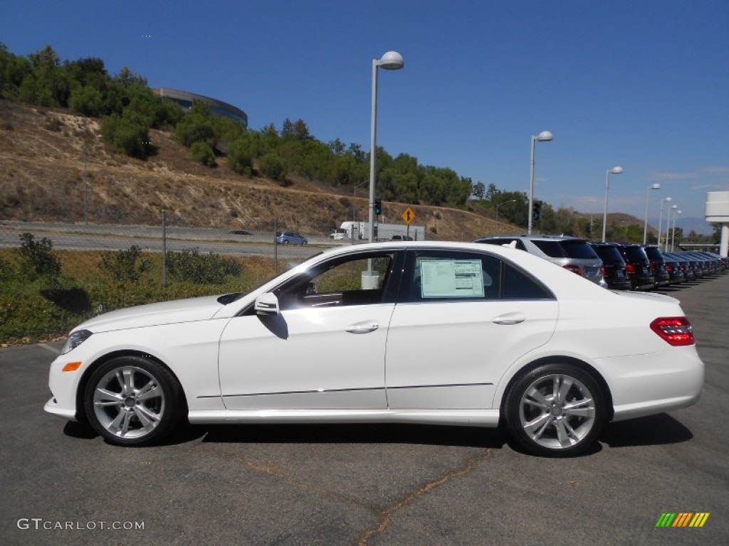 Polar White 2013 Mercedes-Benz E 350 Sedan Exterior Photo #70114113