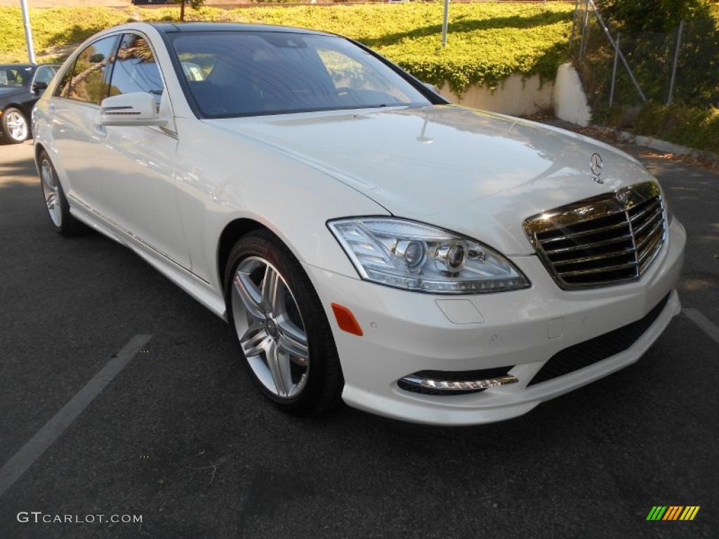 Diamond White Metallic 2013 Mercedes-Benz S 550 Sedan Exterior Photo #70114713