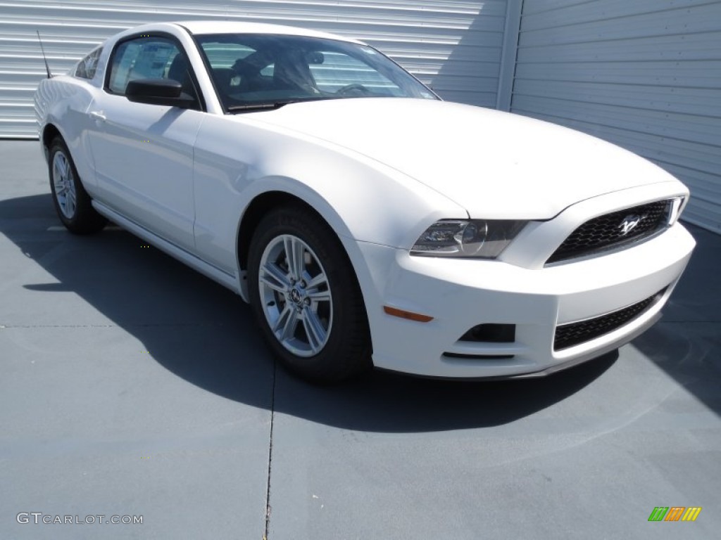 2013 Mustang V6 Coupe - Performance White / Stone photo #1