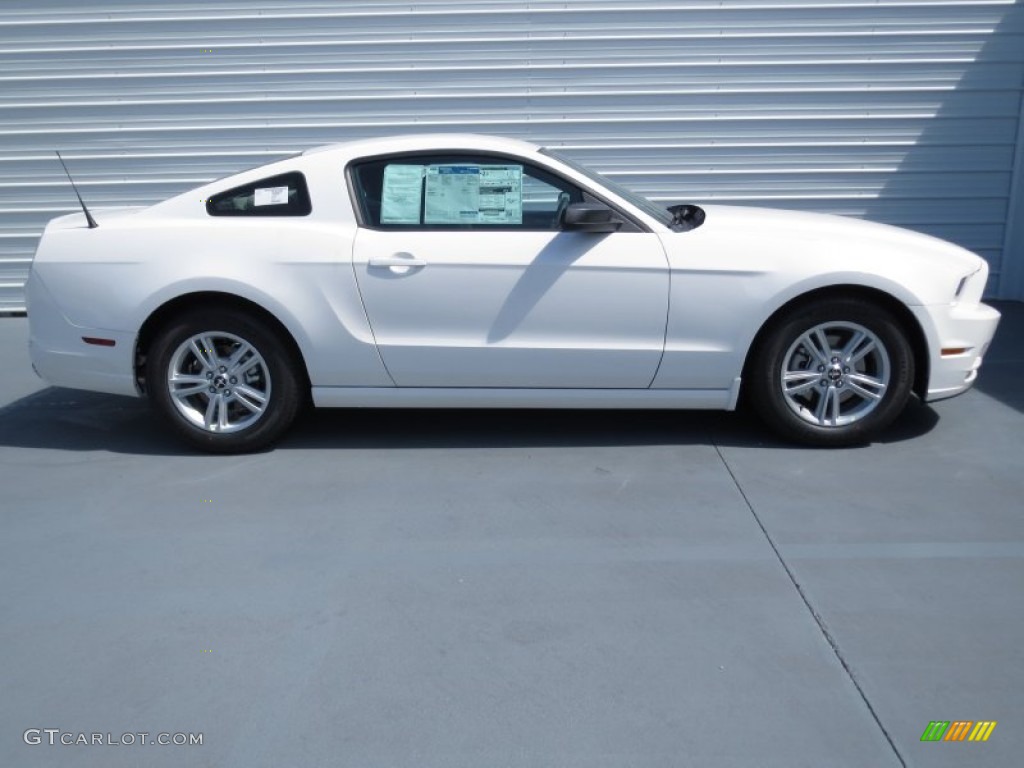 2013 Mustang V6 Coupe - Performance White / Stone photo #2