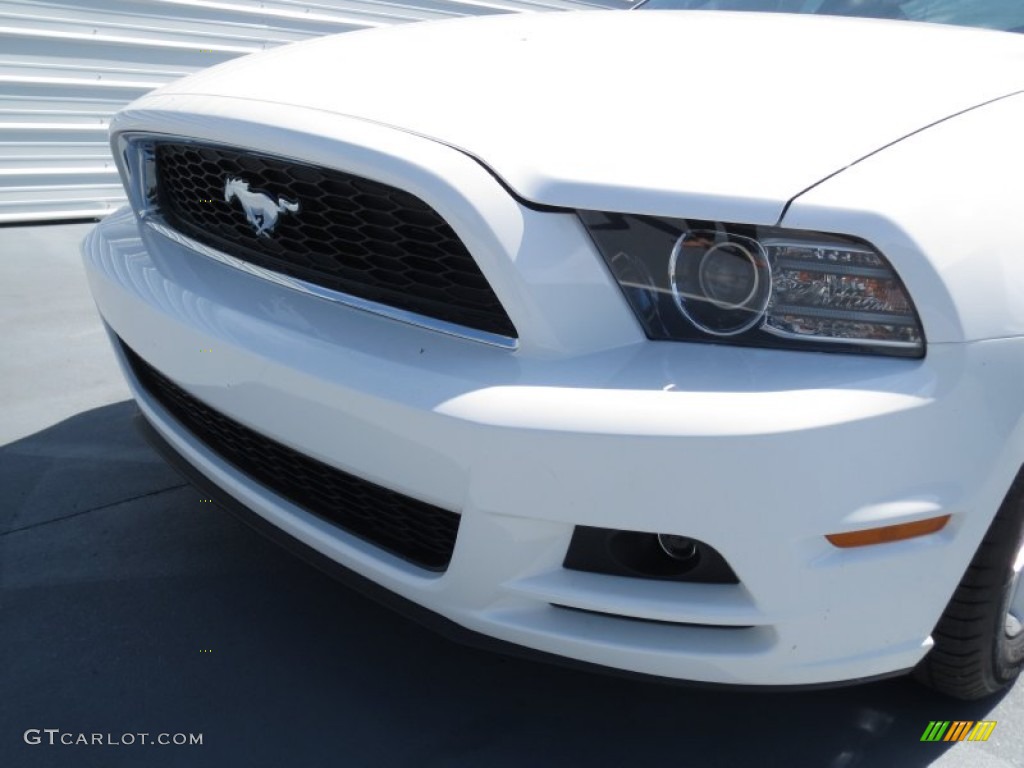 2013 Mustang V6 Coupe - Performance White / Stone photo #9