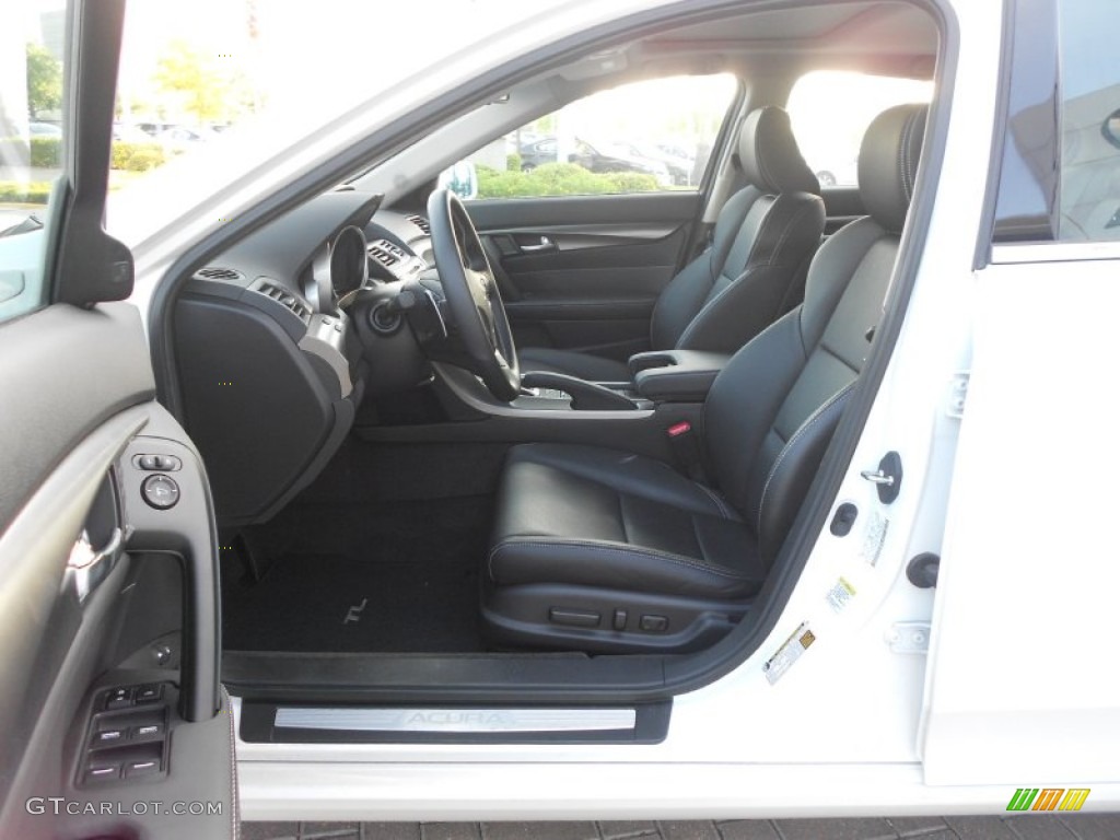 Ebony Interior 2012 Acura TL 3.7 SH-AWD Advance Photo #70118142