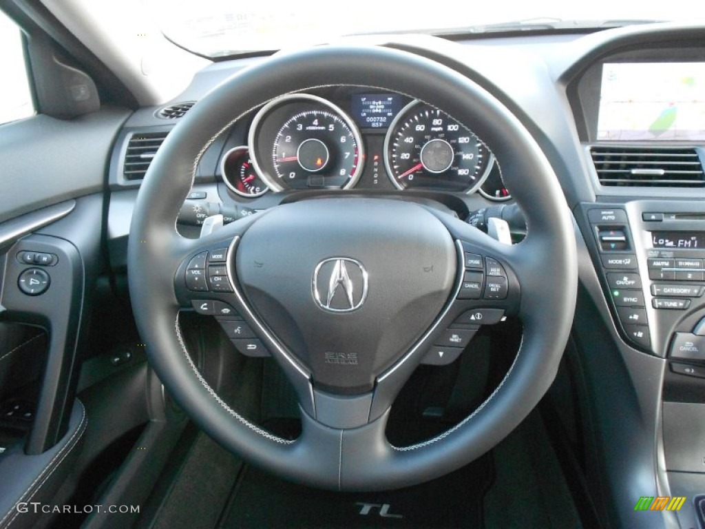 2012 Acura TL 3.7 SH-AWD Advance Steering Wheel Photos