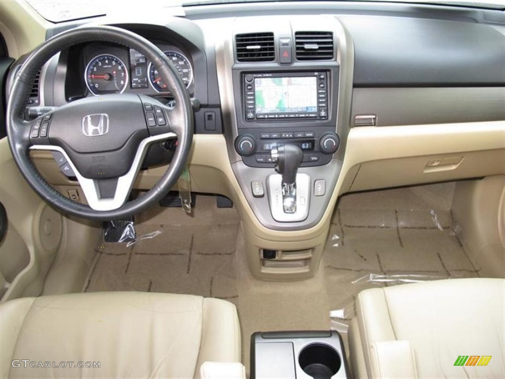 2008 CR-V EX-L - Borrego Beige Metallic / Ivory photo #13