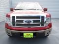 2012 Red Candy Metallic Ford F150 Lariat SuperCrew  photo #7