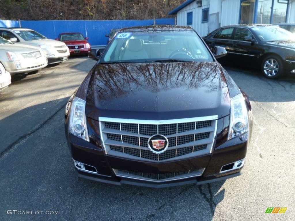 2008 CTS Sedan - Black Cherry / Light Titanium/Ebony photo #7