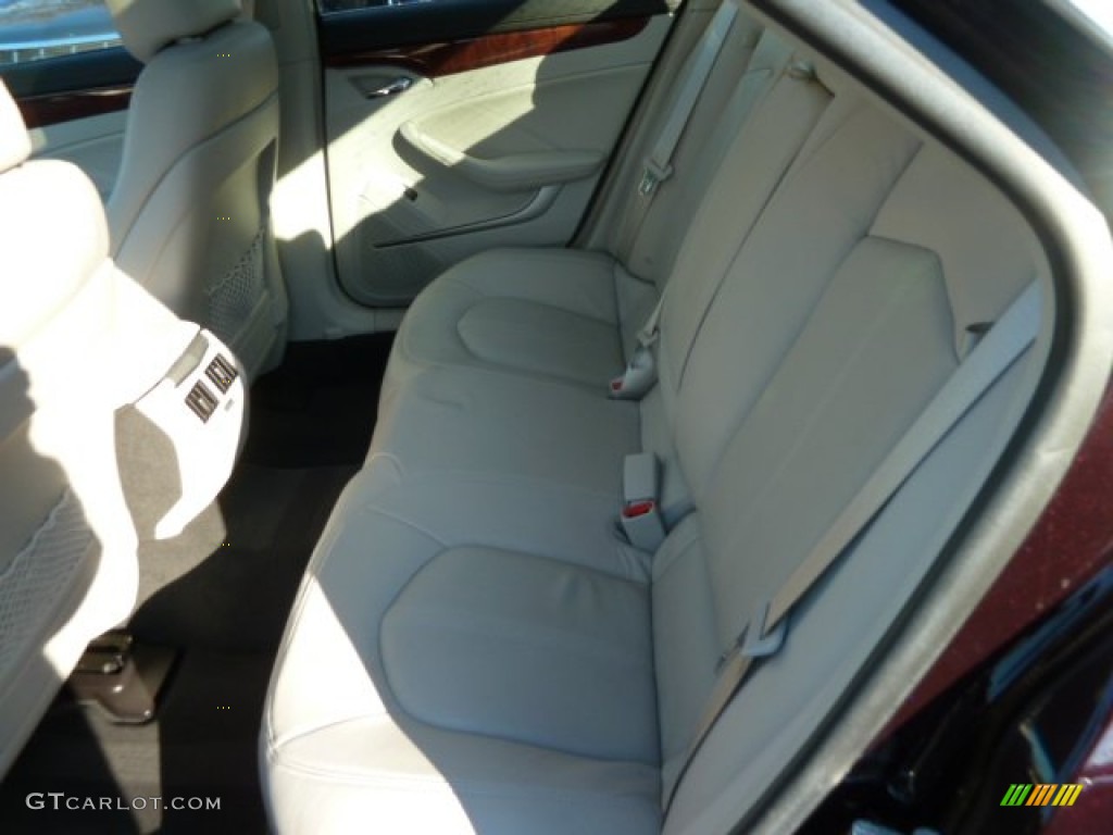 2008 CTS Sedan - Black Cherry / Light Titanium/Ebony photo #11