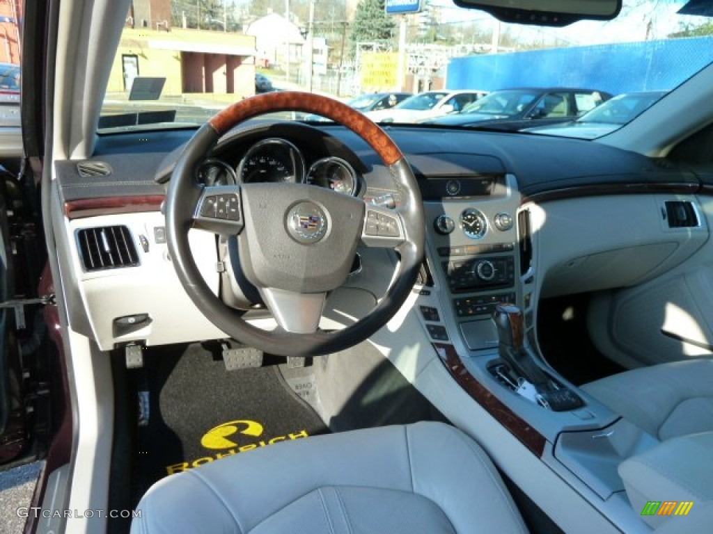 2008 CTS Sedan - Black Cherry / Light Titanium/Ebony photo #12