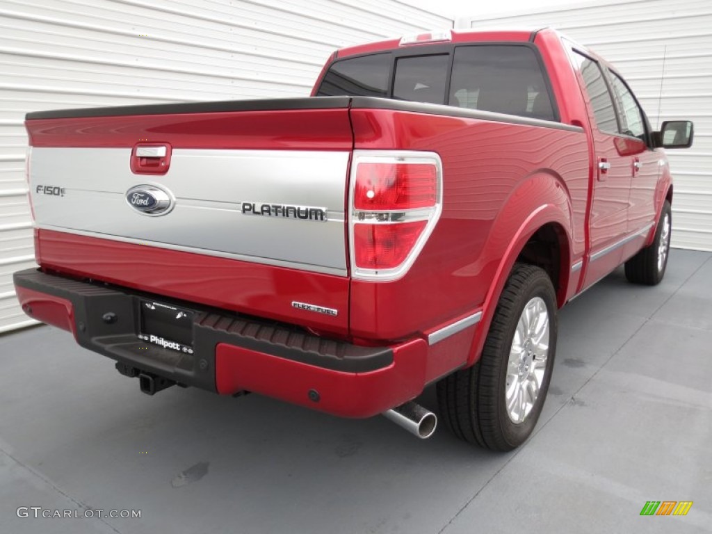 Red Candy Metallic 2012 Ford F150 Platinum SuperCrew Exterior Photo #70120743