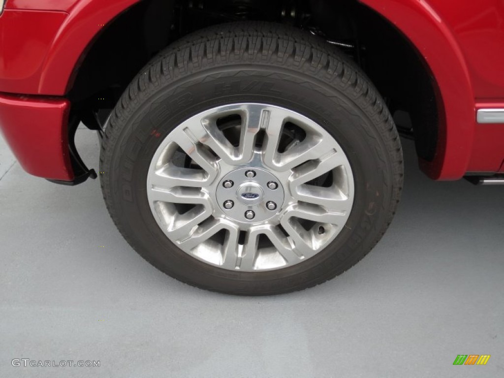 2012 Ford F150 Platinum SuperCrew Wheel Photo #70120803