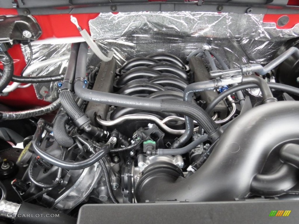 2012 Ford F150 Platinum SuperCrew 5.0 Liter Flex-Fuel DOHC 32-Valve Ti-VCT V8 Engine Photo #70120863