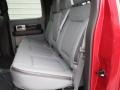 2012 Ford F150 Platinum Steel Gray/Black Leather Interior Rear Seat Photo