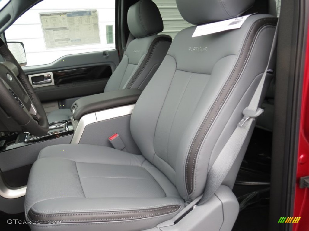 2012 Ford F150 Platinum SuperCrew Front Seat Photo #70120926