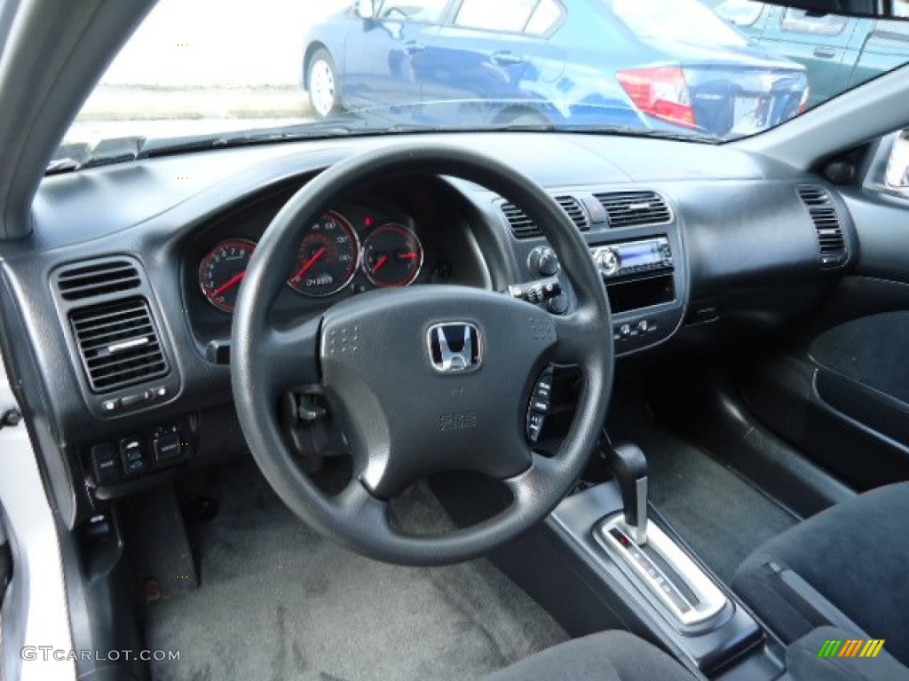 2003 Honda Civic Ex Coupe Black Dashboard Photo 70121058