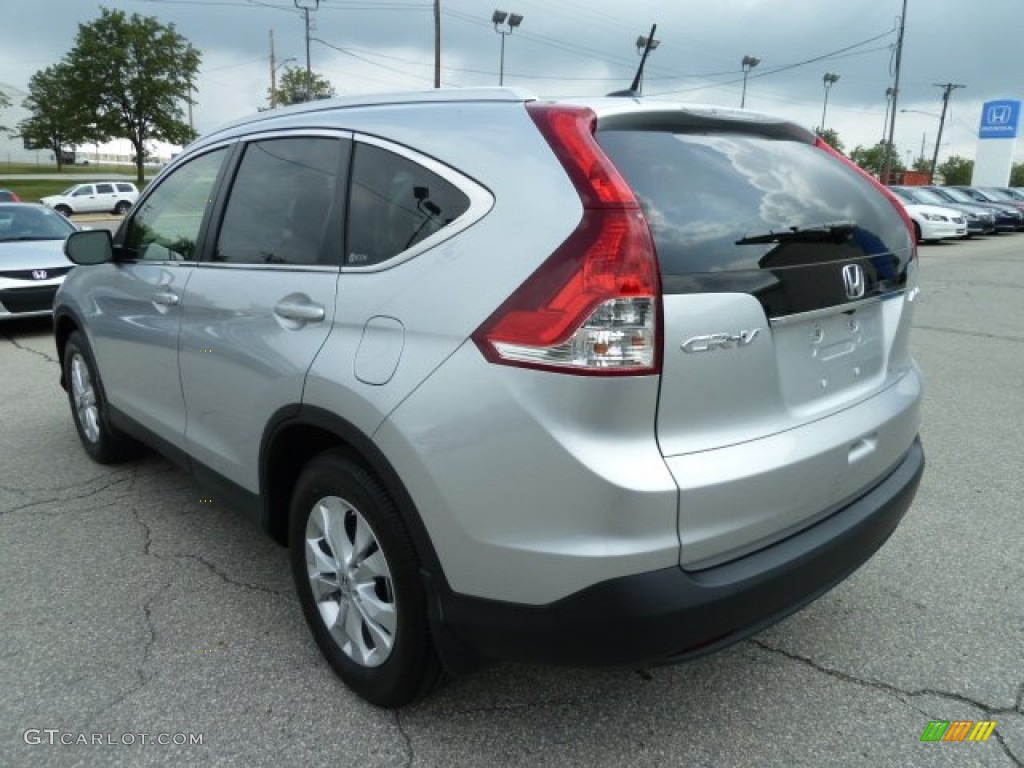 2012 CR-V EX-L 4WD - Alabaster Silver Metallic / Black photo #2