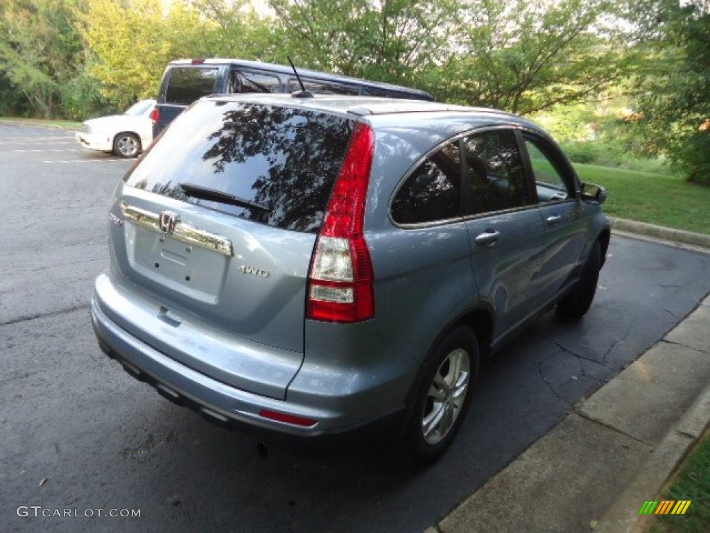 2010 CR-V EX-L AWD - Glacier Blue Metallic / Gray photo #7