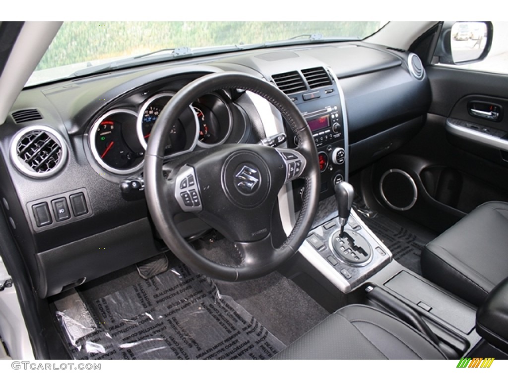 Black Interior 2009 Suzuki Grand Vitara Luxury 4x4 Photo #70122531