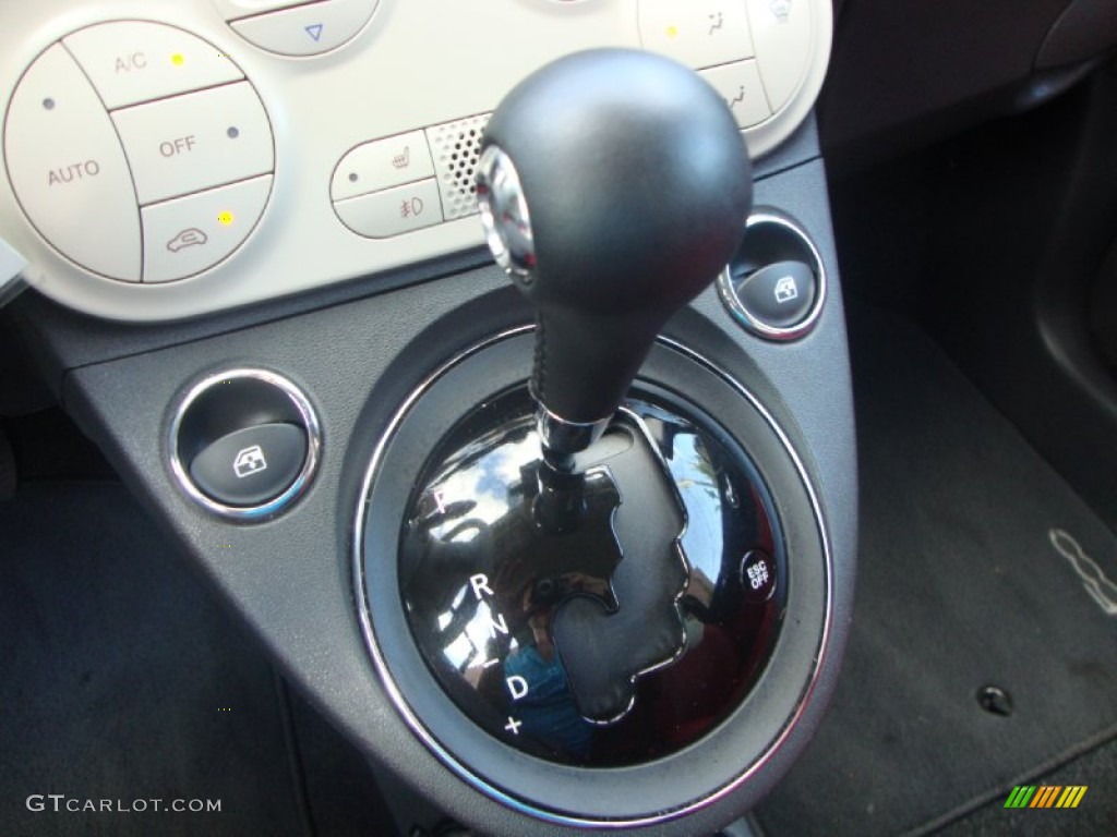 2012 Fiat 500 c cabrio Lounge 6 Speed Auto Stick Automatic Transmission Photo #70123361
