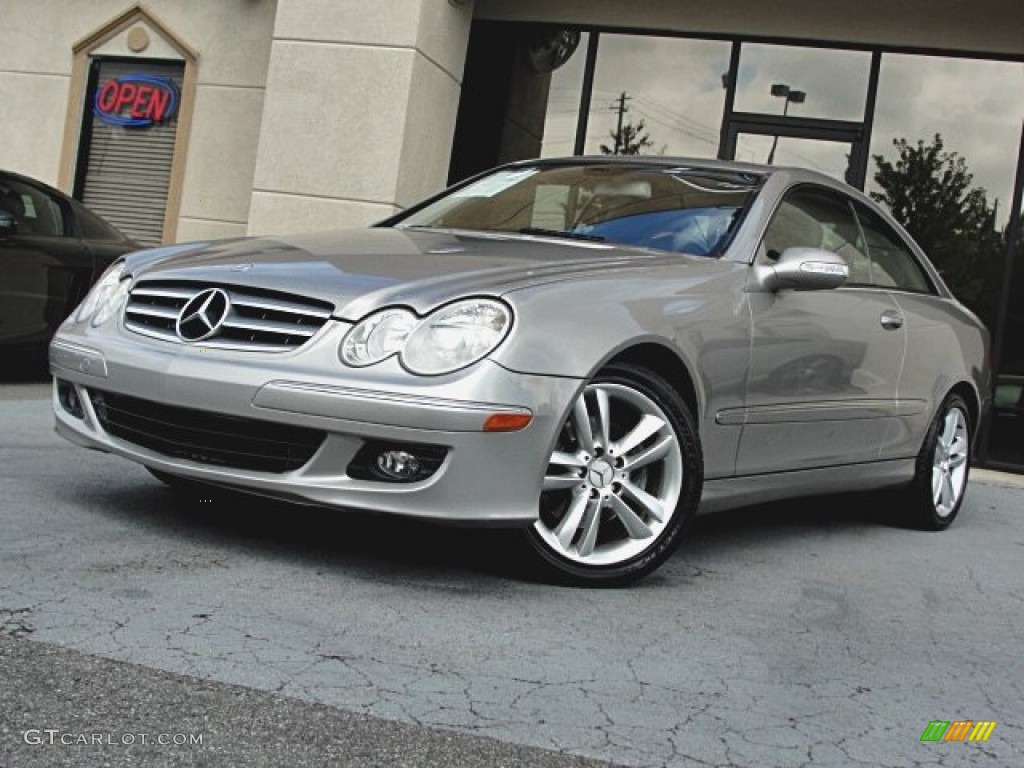 2006 CLK 350 Coupe - Granite Grey Metallic / Black photo #1
