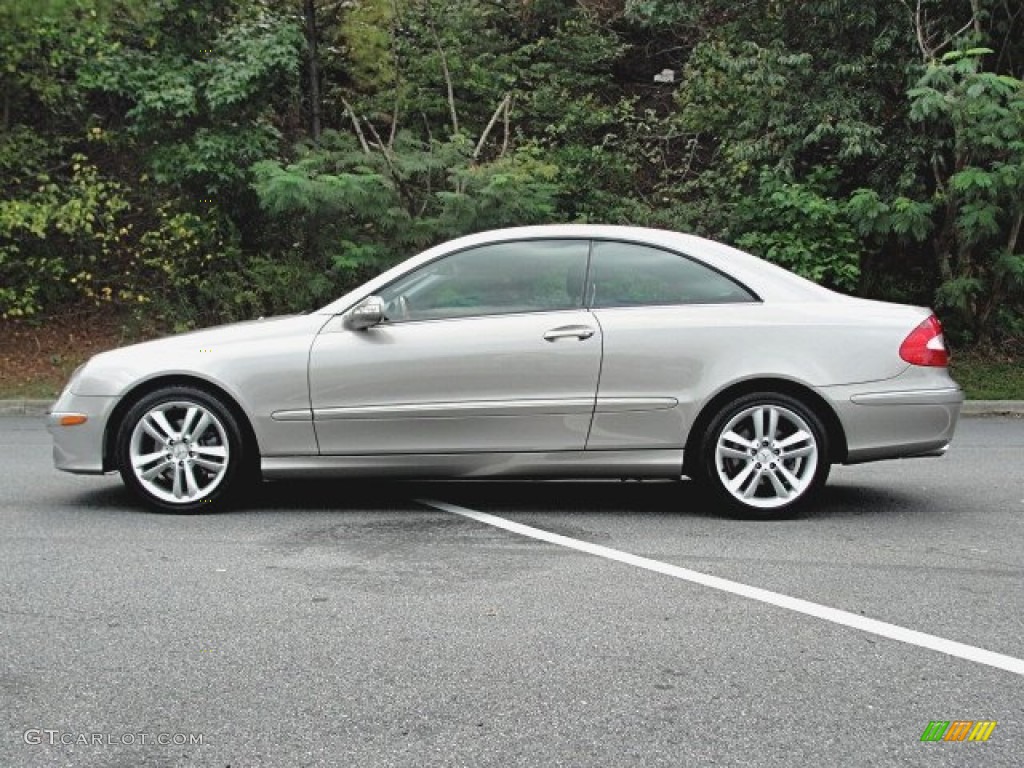 2006 CLK 350 Coupe - Granite Grey Metallic / Black photo #6