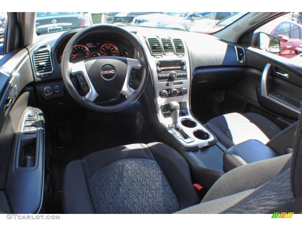 2010 Acadia SLE AWD - Carbon Black Metallic / Ebony photo #16