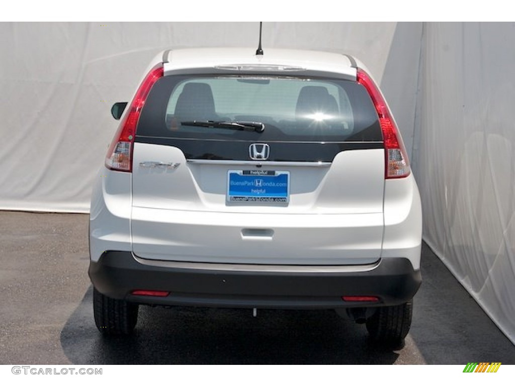 2012 CR-V LX - Taffeta White / Gray photo #6