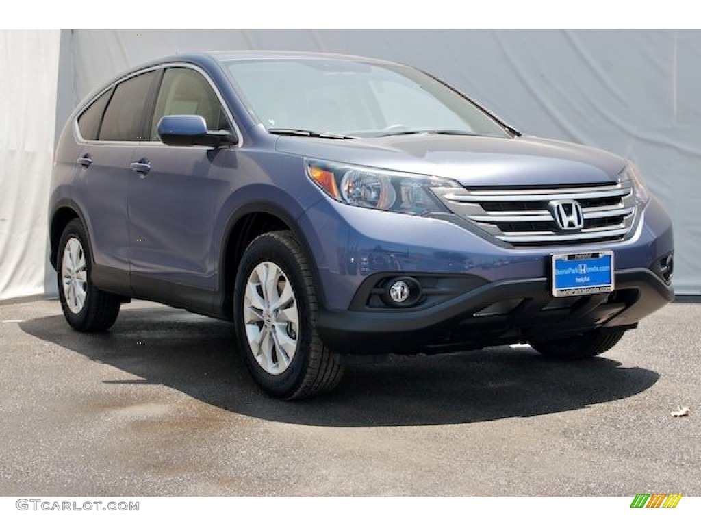 2012 CR-V EX - Twilight Blue Metallic / Gray photo #1