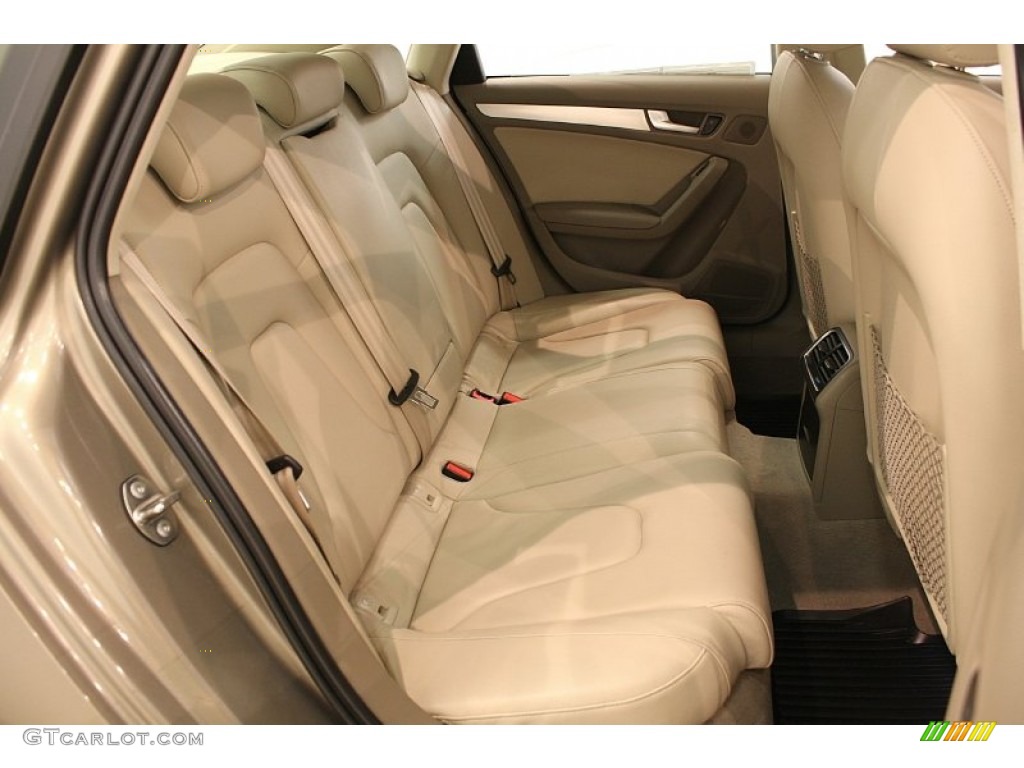 2010 Audi A4 2.0T quattro Sedan Rear Seat Photo #70127308