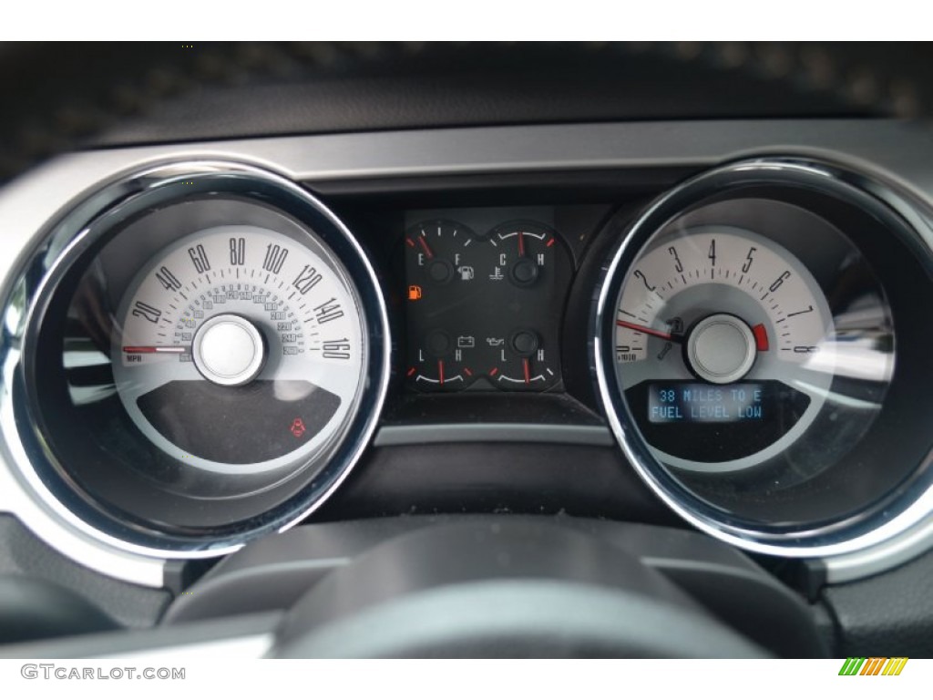 2012 Ford Mustang GT Premium Coupe Gauges Photo #70127503