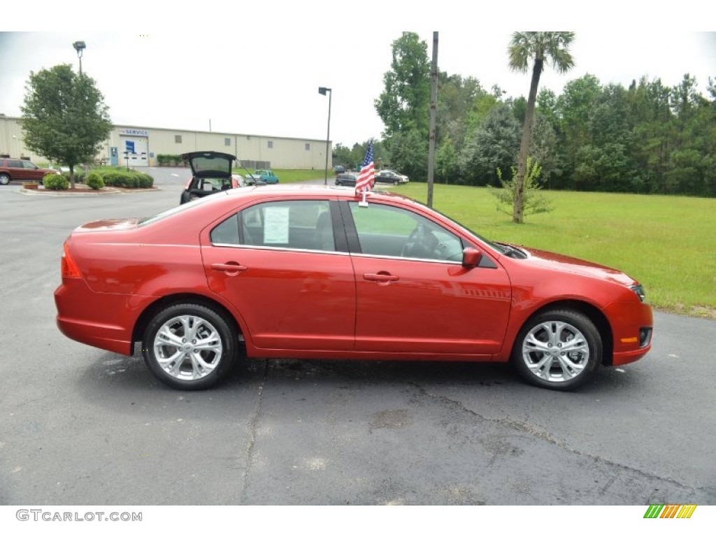 Red Candy Metallic 2012 Ford Fusion SE Exterior Photo #70128718