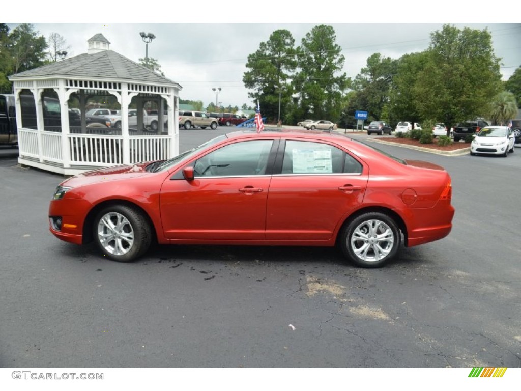 Red Candy Metallic 2012 Ford Fusion SE Exterior Photo #70128745