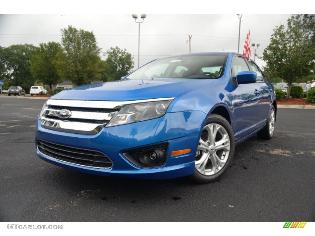 Blue Flame Metallic Ford Fusion