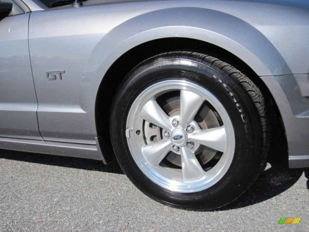 2007 Mustang GT Premium Convertible - Tungsten Grey Metallic / Dark Charcoal photo #4