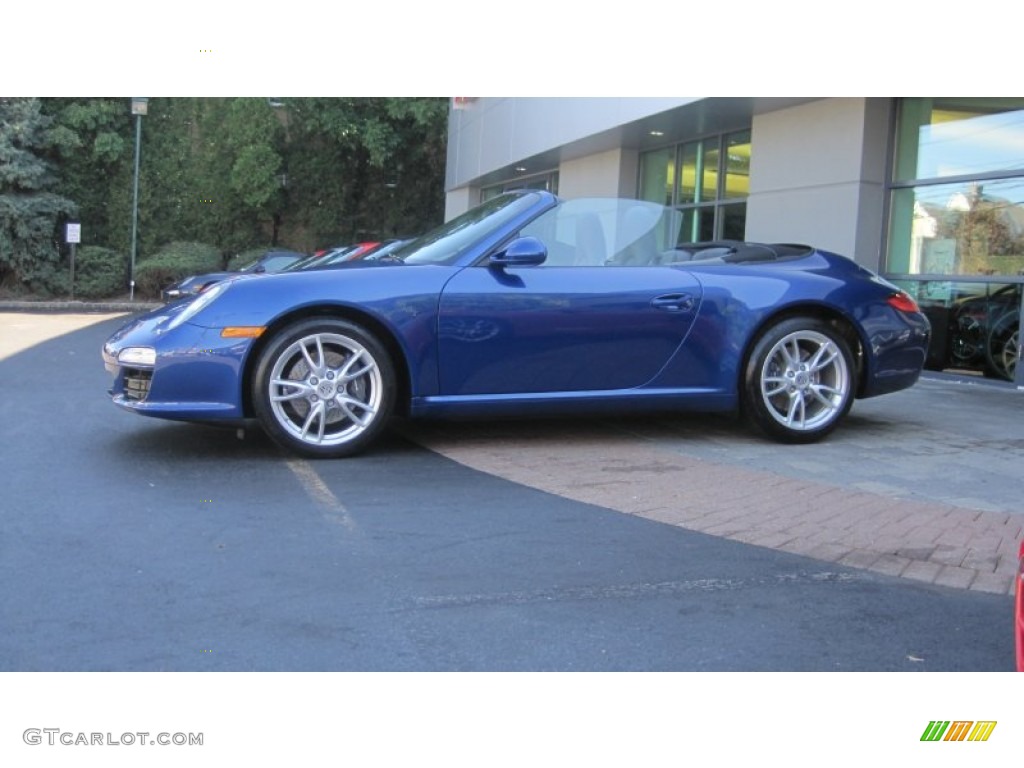 Aqua Blue Metallic 2009 Porsche 911 Carrera Cabriolet Exterior Photo #70130281