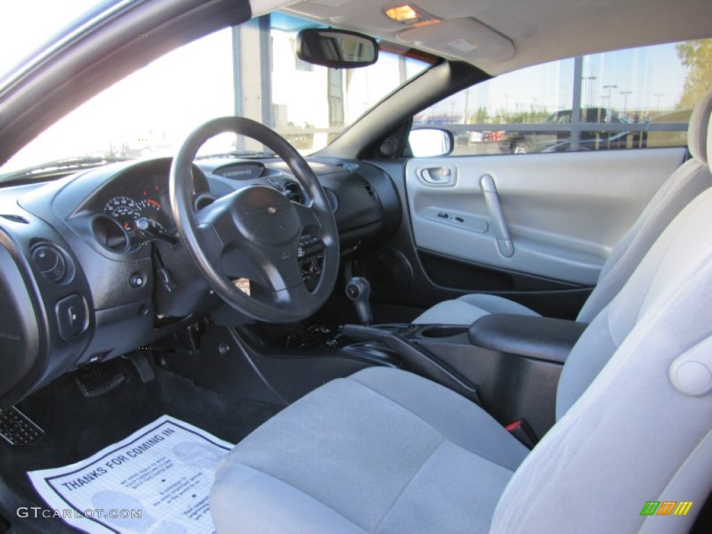 Black/Light Gray Interior 2002 Chrysler Sebring LX Coupe Photo #70130669