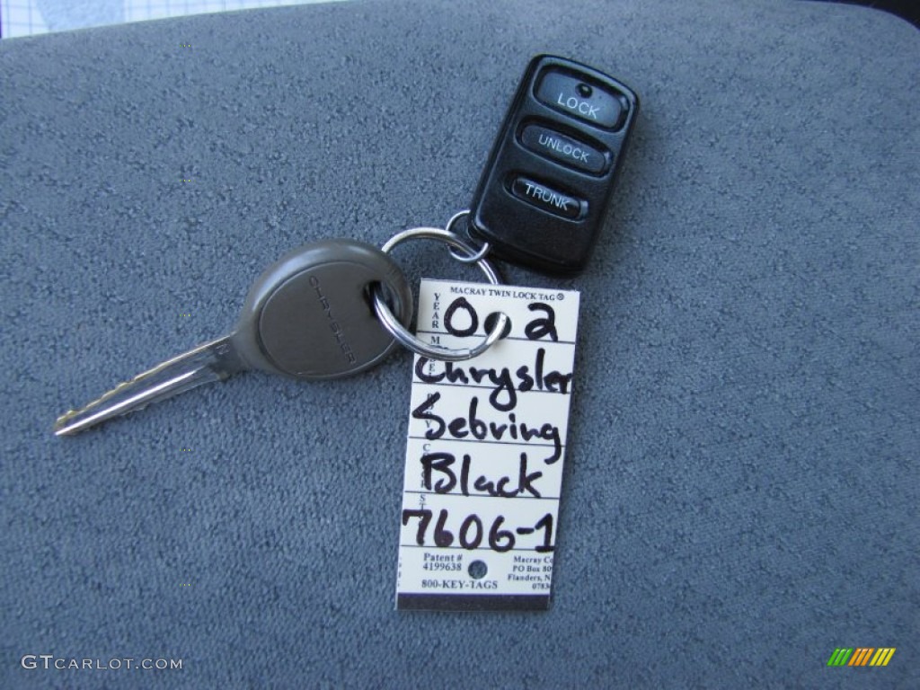 2002 Chrysler Sebring LX Coupe Keys Photo #70130696