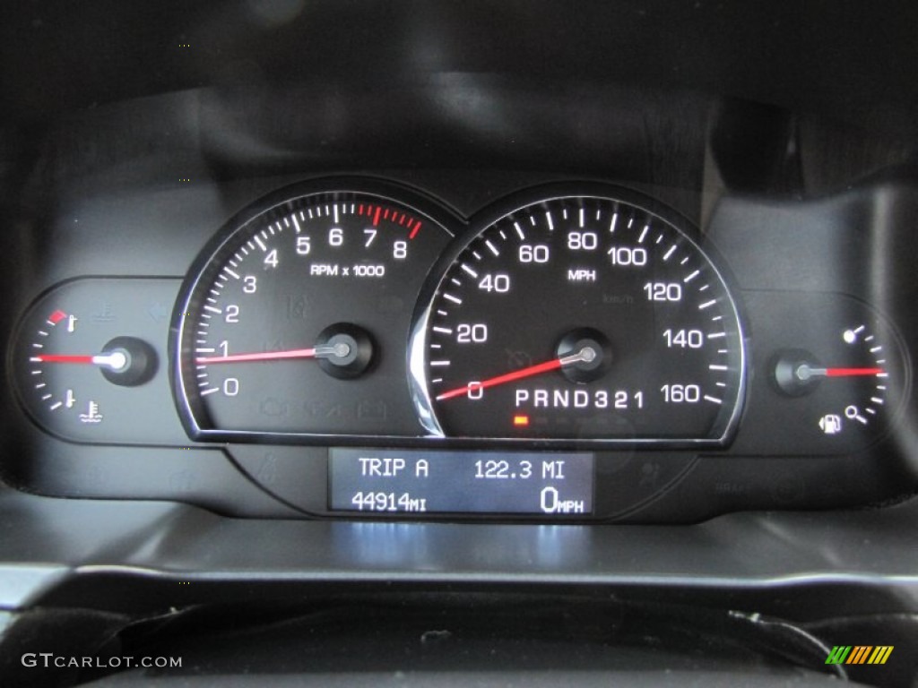 2009 Cadillac DTS Standard DTS Model Gauges Photo #70130804