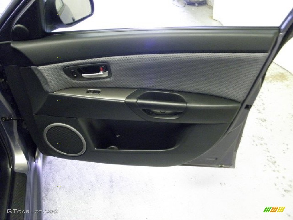 2007 MAZDA3 s Touring Hatchback - Galaxy Gray Mica / Black photo #6