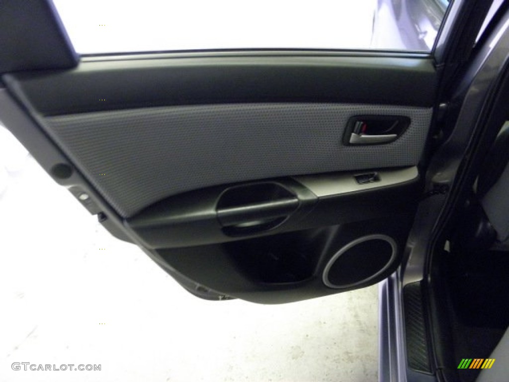 2007 MAZDA3 s Touring Hatchback - Galaxy Gray Mica / Black photo #13
