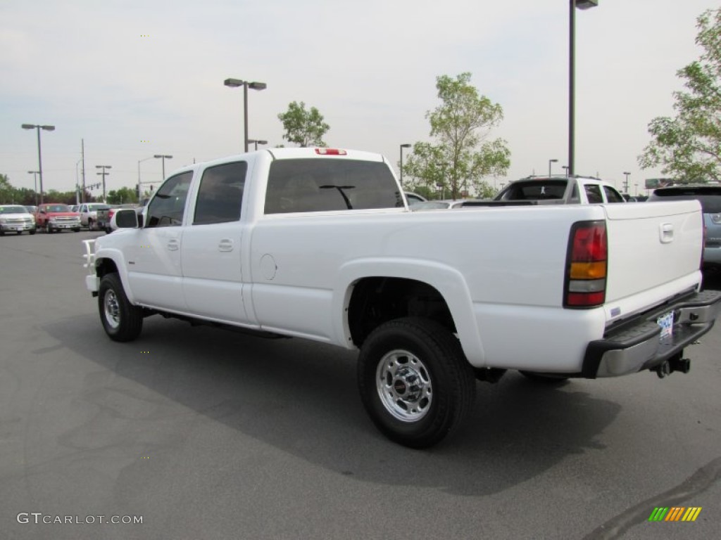 2005 Sierra 3500 SLT Crew Cab 4x4 - Summit White / Neutral photo #3