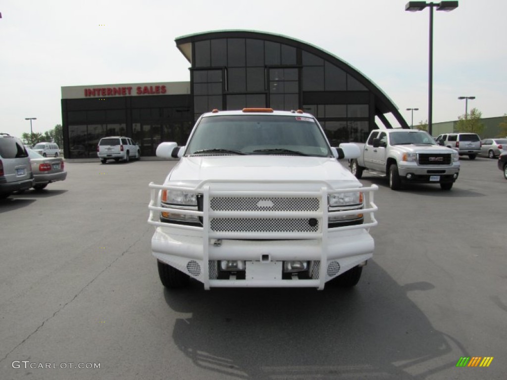 2005 Sierra 3500 SLT Crew Cab 4x4 - Summit White / Neutral photo #9