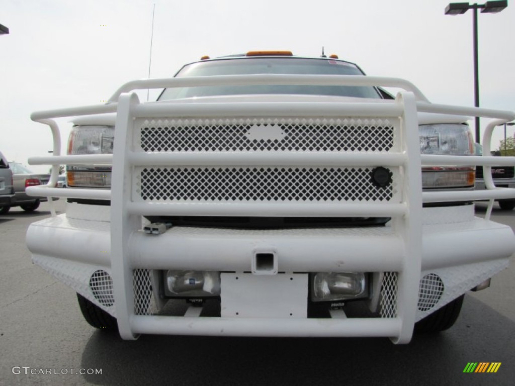 2005 Sierra 3500 SLT Crew Cab 4x4 - Summit White / Neutral photo #10