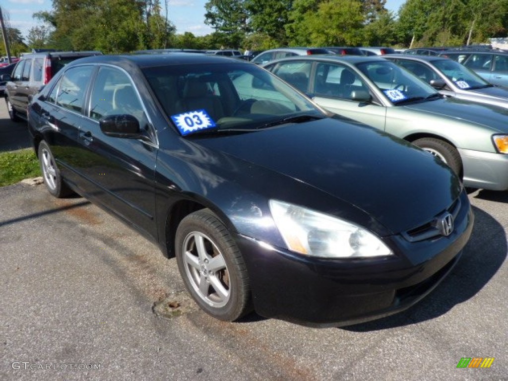 2003 Accord EX Sedan - Nighthawk Black Pearl / Ivory photo #1