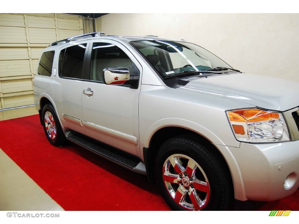 Brilliant Silver Nissan Armada