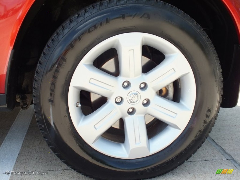 2007 Murano SL - Sunset Red Pearl Metallic / Charcoal photo #43