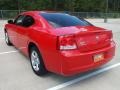 2009 Inferno Red Crystal Pearl Dodge Charger SE  photo #7