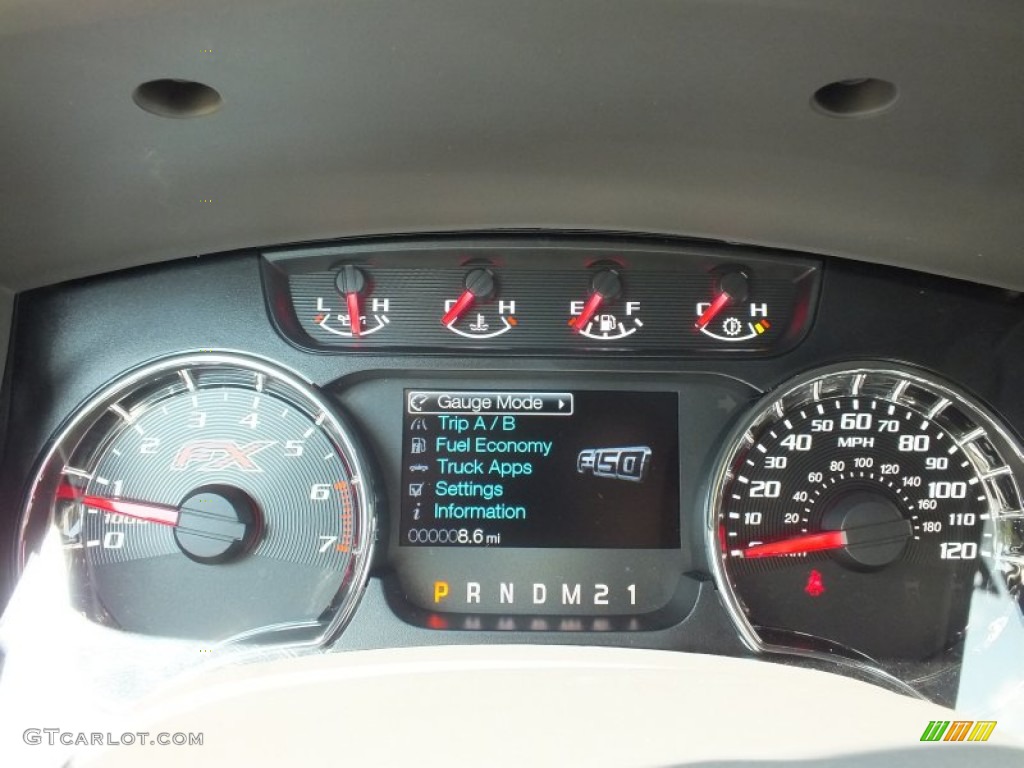 2012 Ford F150 FX2 SuperCrew Gauges Photo #70138409